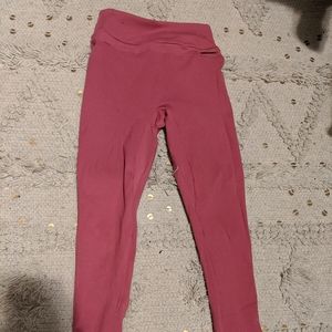 Gymshark x Whitney Simmons hot fire pink leggings